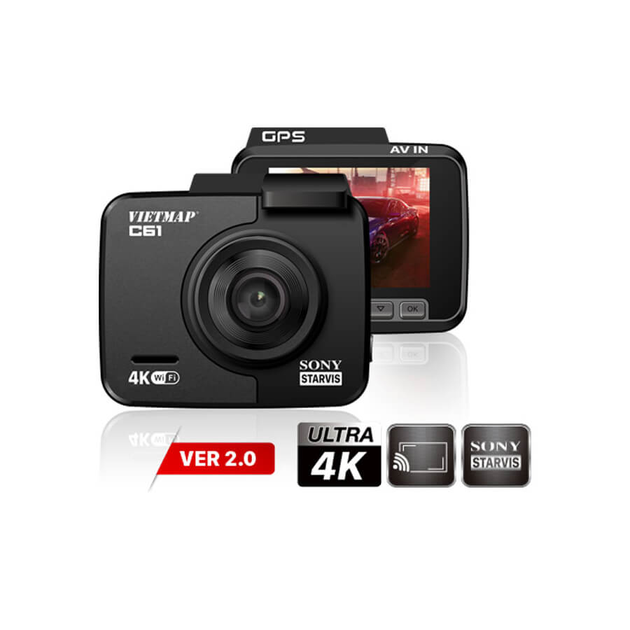 Camera hành trình VietMap C61 - Cảnh báo giao thông bằng giọng nói 2 c61