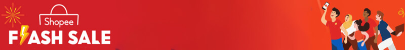 Banner flashsale Shopee
