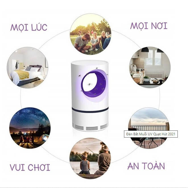 Đèn bắt muỗi UV quạt hút thông minh 5 den bat muoi uv quat hut thong minh 3