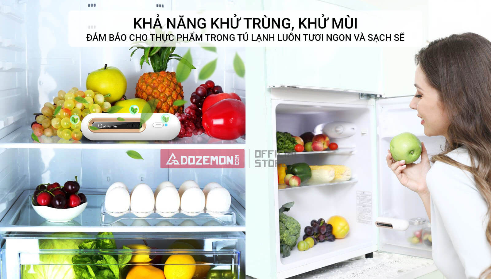 Máy Tiệt Trùng Khử Mùi Tủ Lạnh Ozone Air Purifier M9 - Hiệu Quả Khử Trùng 99,9%, Bảo Vệ Sức Khỏe Gia Đình Mùa Dịch 12 Máy Tiệt Trùng Khử Mùi Tủ Lạnh Ozone Air Purifier M9 Hiệu Quả Khử Trùng 99,9%