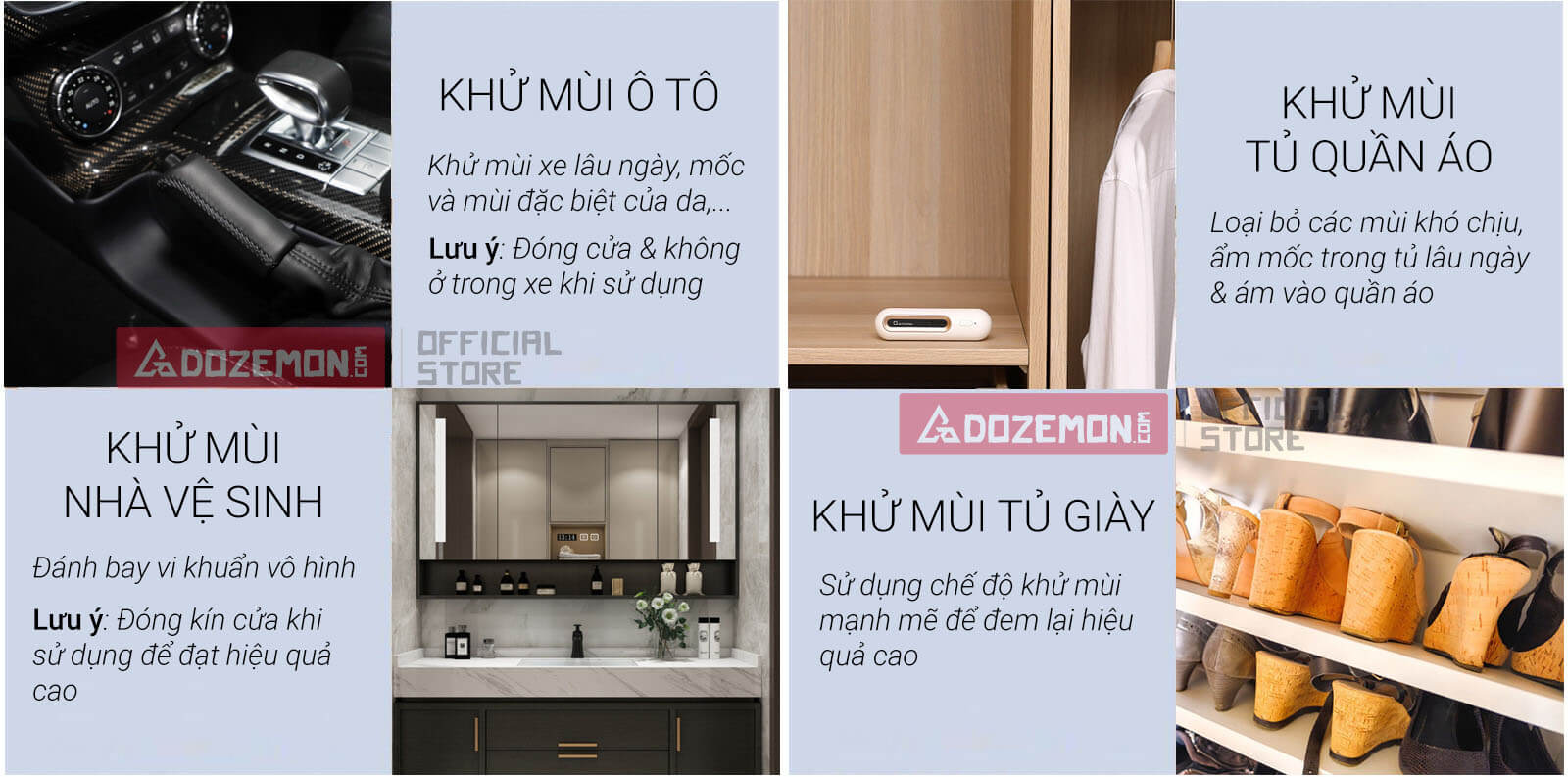 Máy Tiệt Trùng Khử Mùi Tủ Lạnh Ozone Air Purifier M9 - Hiệu Quả Khử Trùng 99,9%, Bảo Vệ Sức Khỏe Gia Đình Mùa Dịch 14 Khử mùi ô tô, tủ quần áo, tủ giày,...