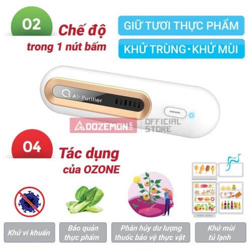 ozone air purifier m9