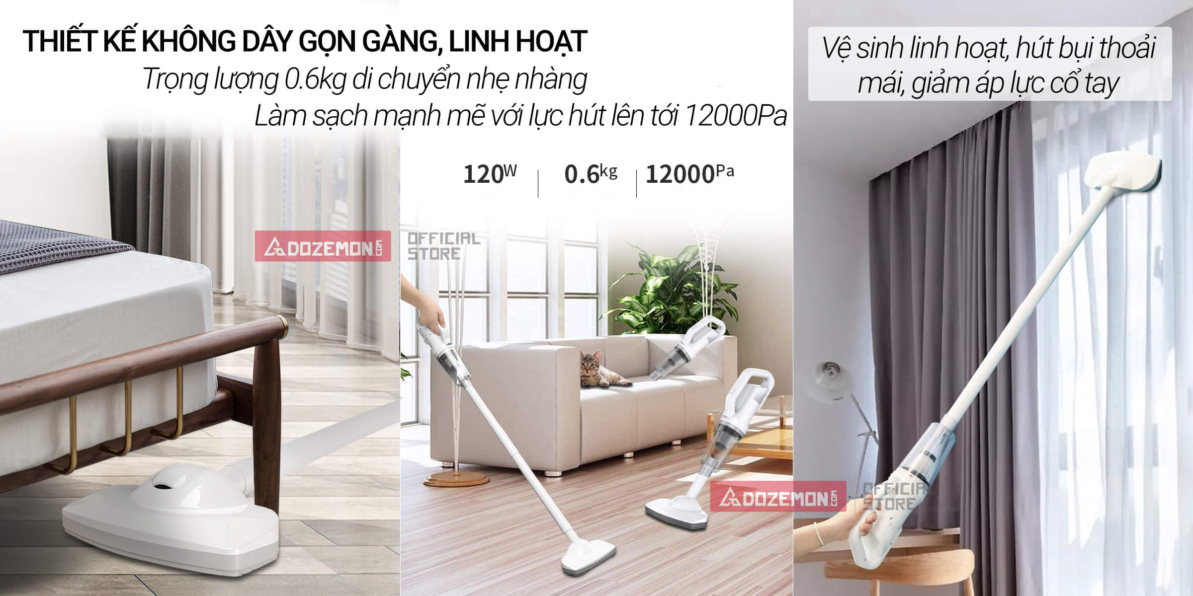Máy Hút Bụi Không Dây ST-6101EG Cho Xe Hơi/Xe Tải/Nhà Cửa/Văn Phòng - Sạc USB Tiện Lợi 8 Máy Hút Bụi Không Dây ST-6101EG - Sạc USB Cho Xe Hơi/Xe Tải/Nhà Cửa/Văn Phòng