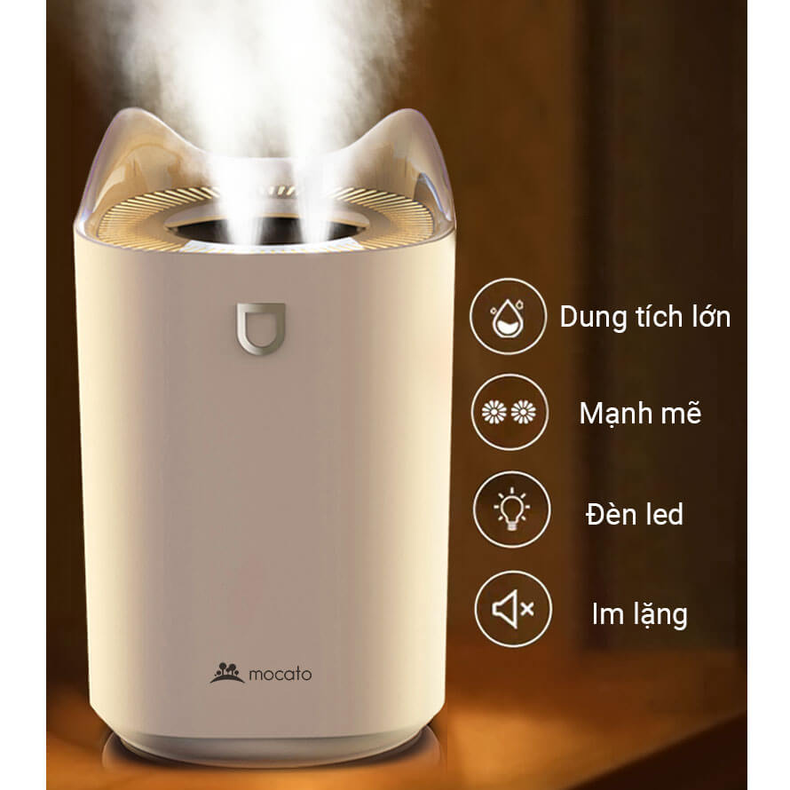 Máy Phun Sương Tạo Ẩm Mocato Air M501 Máy phun sương tạo ẩm Mocato Air M501 đa chức năng